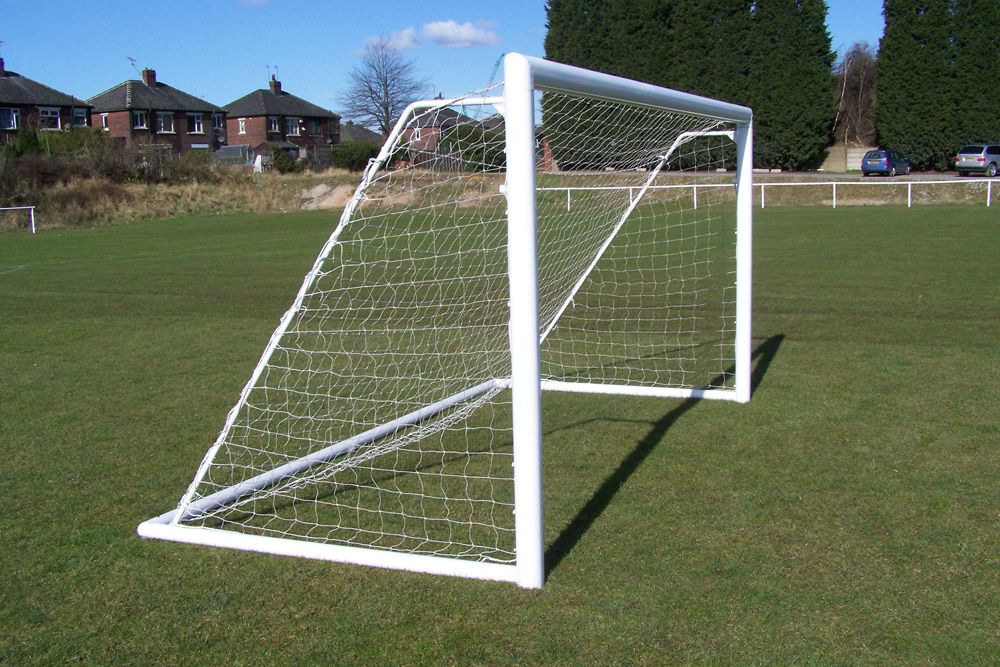 Aluminium goal post 12x6, mini soccer goalposts / 7v7 goals